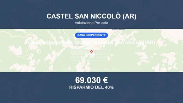 Immobile in asta di 209 m², box auto in vendita a Castel San Niccolò