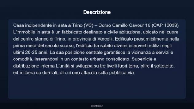 Immobile in asta di 90 m² in vendita a Trino - Foto 3