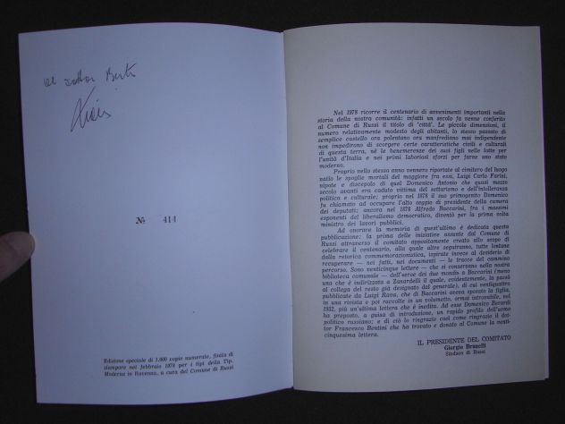 25 lettere di Garibaldi - ed. numerata - Russi, 1978 - Foto 3