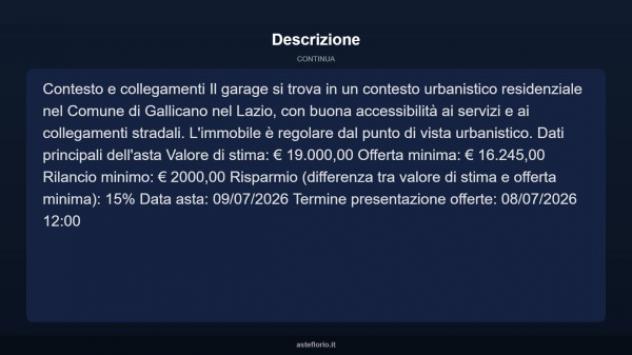 Immobile in asta di 23 m² in vendita a Gallicano nel Lazio - Foto 9