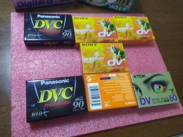 NUOVI nastri mini DV Digital8 Hi-8 Sony TDK Panasonic - Foto 2