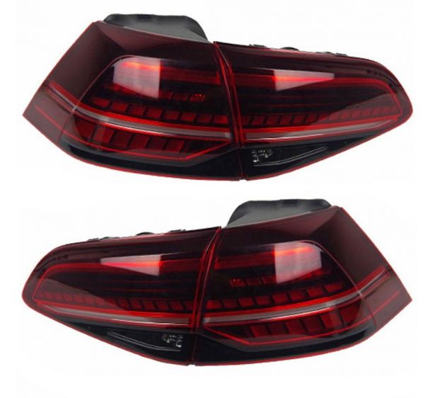 FARI POSTERIORI LED VOLKSWAGEN GOLF 7 e 7.5 STILE ORIGINALE FRECCIA DINAMICA - Foto 8