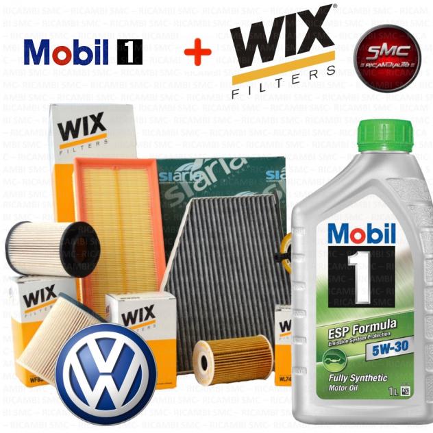 Kit Tagliando+Olio Motore Wix Ktw008+Mobil5W30