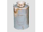 Fusto olio inox fondo graffato 30 litri - Cardelli