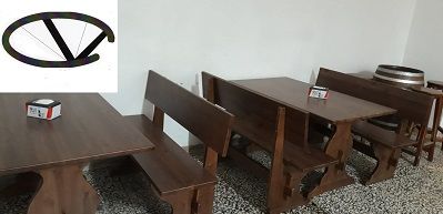 panca tavolo per arredo pizzeria, pub, tavernetta - Foto 4