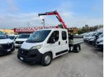 FIAT DUCATO 2.3 E6  DOPPIA CABINA GRU+CASSSONE rif. 23414857