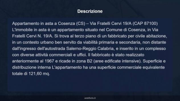 Immobile in asta di 121 m² con più di 5 locali in vendita a Cosenza - Foto 18