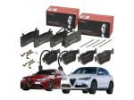 Kit Pastiglie Freno Brembo Prime P23187 P23180 per Alfa Romeo Giulia e Stelvio