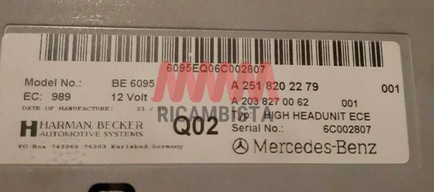 Navigatore Mercedes Classe R W251 - Foto 5
