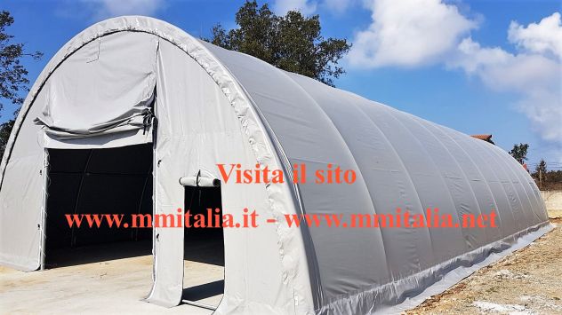 Agritunnel per uso ricovero bestiame, deposito 9,15 x 12 Metri MM Italia - Foto 7