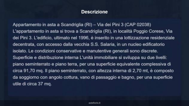 Immobile in asta di 91 m² in vendita a Scandriglia - Foto 17