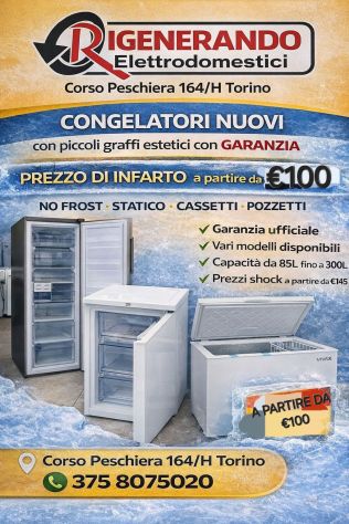 ❄️ CONGELATORI NUOVI – NO FROST / STATICO GARANZIA INCLUSA❄️ - Foto 8