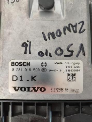 CENTRALINA MOTORE VOLVO V50 2° Serie 31272996AB 0281016590 diesel 1560 (0712) - Foto 2