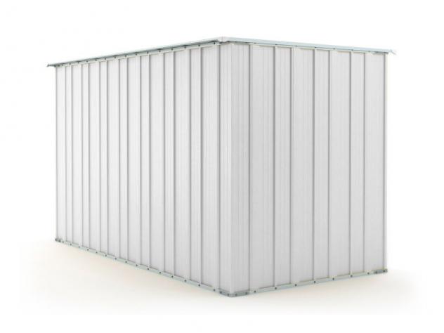 Box prefabbricato, casetta da giardino in lamiera zincata. Capanno deposito attrezzi in Acciaio Zincato 1.75 x 3.07 m x h1.82 m - 95 KG - 5,4 metri qu - Foto 2