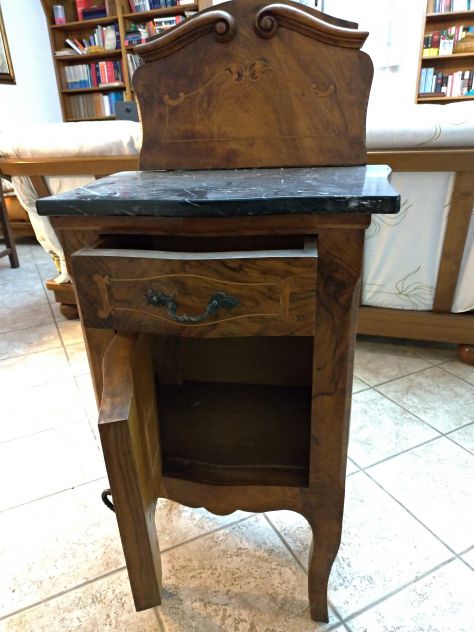 Comodino in legno inizio '900 - Foto 2
