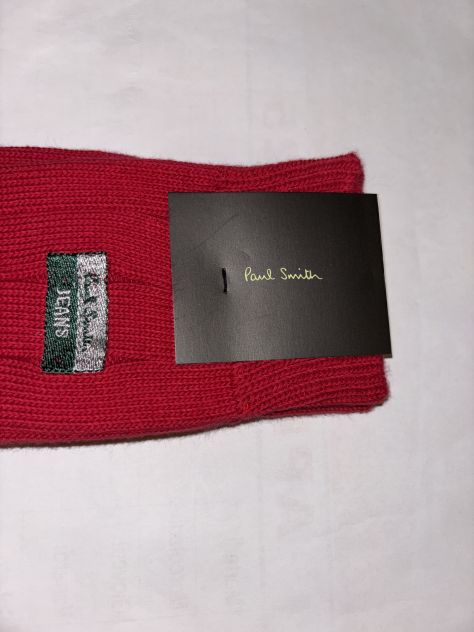 CALZE NUOVE DA UOMO IN COTONE FIRMATE ORIGINALI PAUL SMITH,MADE IN ITALY - Foto 3