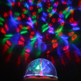 LAMPADINA A LED RGB RUOTANTE CON EFFETTI LUMINOSI - Foto 2