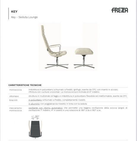 Vendo poltrona Frezza Key Lounge - Foto 2
