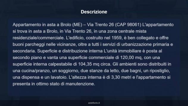 Immobile in asta di 120 m² in vendita a Brolo - Foto 14