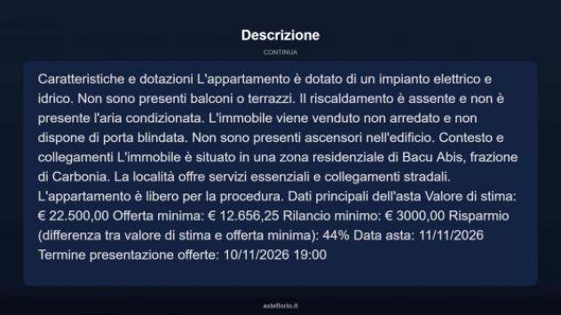 Immobile in asta di 77 m² in vendita a Carbonia - Foto 5