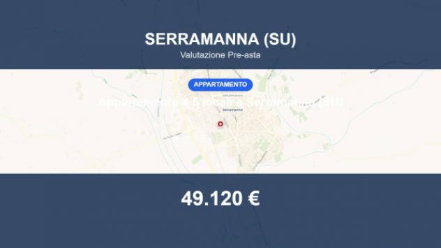 Immobile in asta di 68 m² in vendita a Serramanna