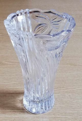 Vaso trasparente vintage arte di Murano,anni 70 - Foto 8