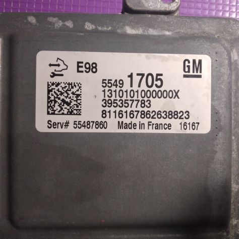 CENTRALINA MOTORE ACDELCO E98 GM 55496160 55487860 CENTRALINA MOTORE ECU OPEL CO