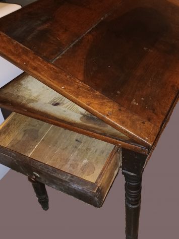 TAVOLO IN NOCE DA RESTAURARE - Foto 5