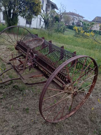 Antica rastrellatrice a cavallo - Foto 4
