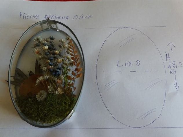 BACHECA  ( OVALE CON FIORI ) - Foto 2