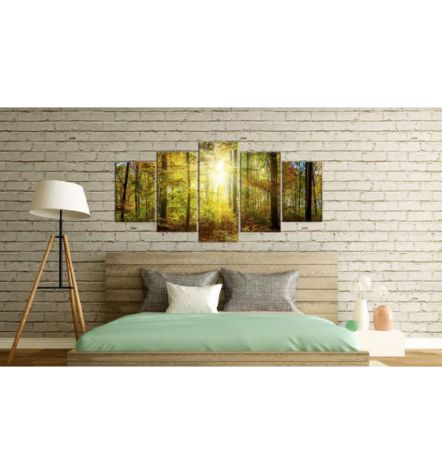 Quadro Foresta Misteriosa 100x50 E 200x100 ARREDALACASA - Foto 2