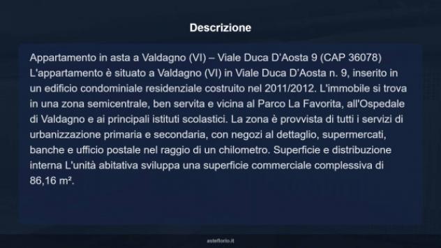 Immobile in asta di 86 m², box auto in vendita a Valdagno - Foto 11