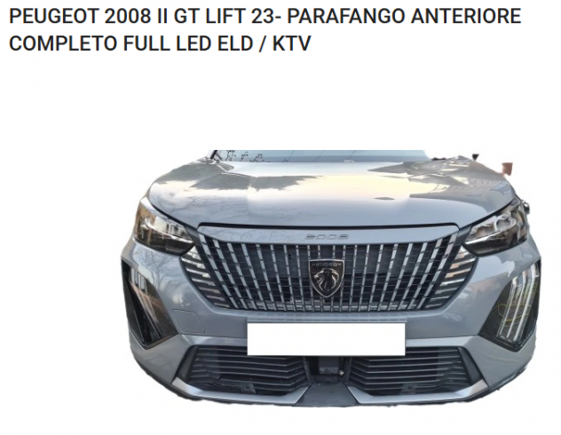 MUSATA COMPLETA MUSO ANTERIORE PEUGEOT 2008 2024