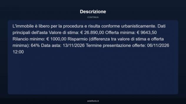 Immobile in asta di 43 m² in vendita a Melendugno - Foto 12