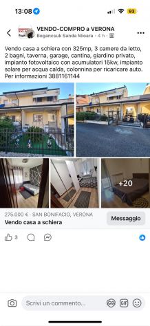 Casa in vendita a schiera San Bonifacio (Prova)