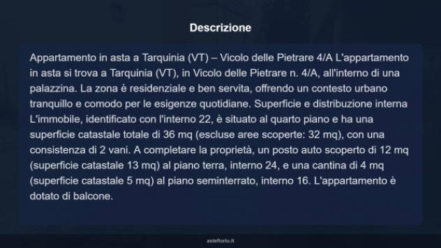 Immobile in asta di 38 m² in vendita a Tarquinia - Foto 9