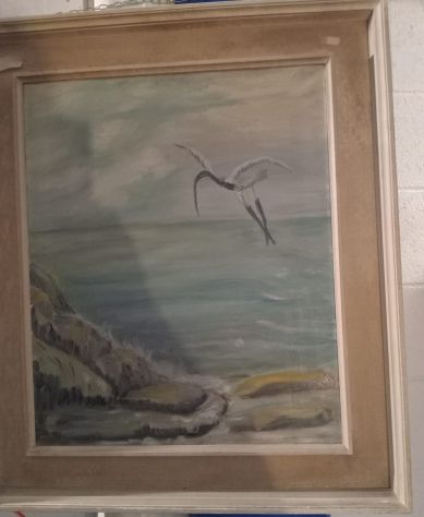 QUADRO DIPINTO CON CORNICE DI ANTIQUARIATO - Foto 3