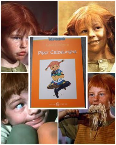 PIPPI CALZELUNGHE, A. Lindgren, LA BIBLIOTECA DI TOPOLINO, Salani 2005. - Foto 3