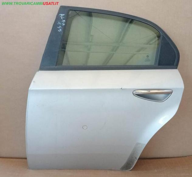 PORTA POST.S. ARGENTO C/ALZ. E SERR. 999-U65685 Carrozzeria  Lamierati esterni  Porte  Porta post. sx. ALFA ROMEO - 159 - 2009  2013