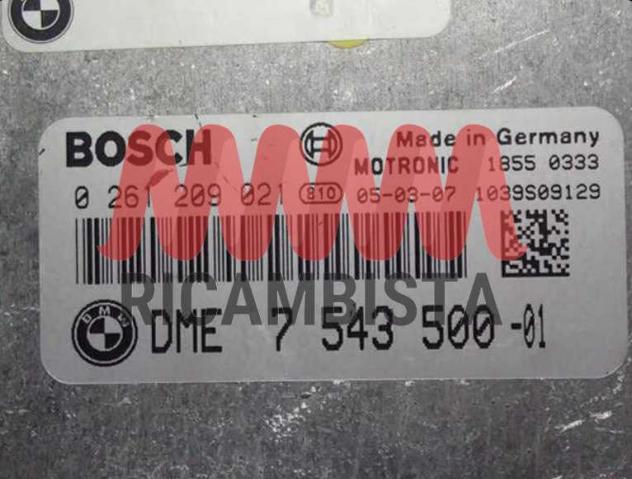 0261209021 BMW E65 740i centralina motore Bosch - Foto 2