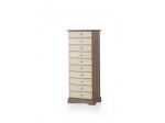 Cassettiera 10 cassetti bicolore stile moderno laccato Cod 7209