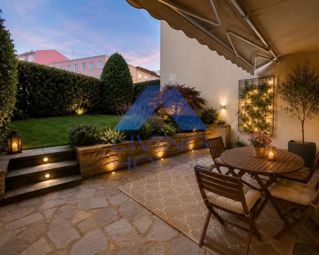 Trilocale con giardino a Besana Brianza