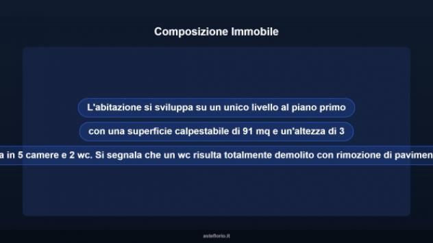 Immobile in asta di 91 m² con più di 5 locali in vendita a Casal Velino - Foto 11