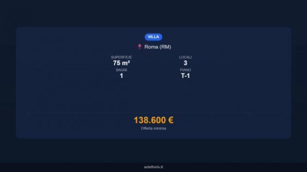 Immobile in asta di 75 m², box auto in vendita a Roma - Foto 16