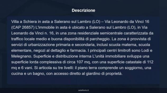 Immobile in asta di 107 m² in vendita a Salerano sul Lambro - Foto 18