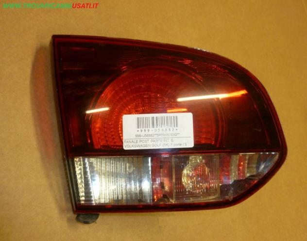 FANALE POST. PARTE INT. S. VOLKSWAGEN GOLF (SCURO)(5K) 3 porte / 5 porte 999-U56882 Parti elettriche  Fanaleria  Fanali  Fanale int. post. s VOLKSWAGE