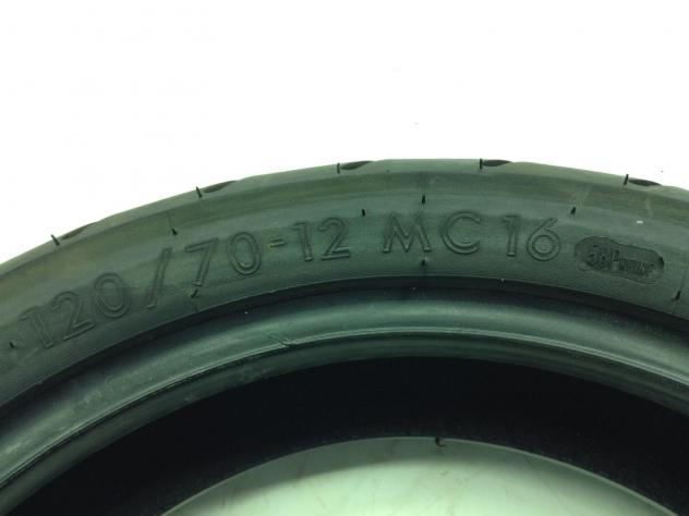 PNEUMATICO TYRE MITAS SCOOTER 120/70 RAGGIO 12 58 P DOT 1621 - Foto 4