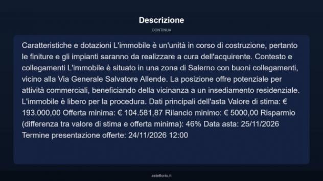 Immobile in asta di 150 m² in vendita a Salerno - Foto 5
