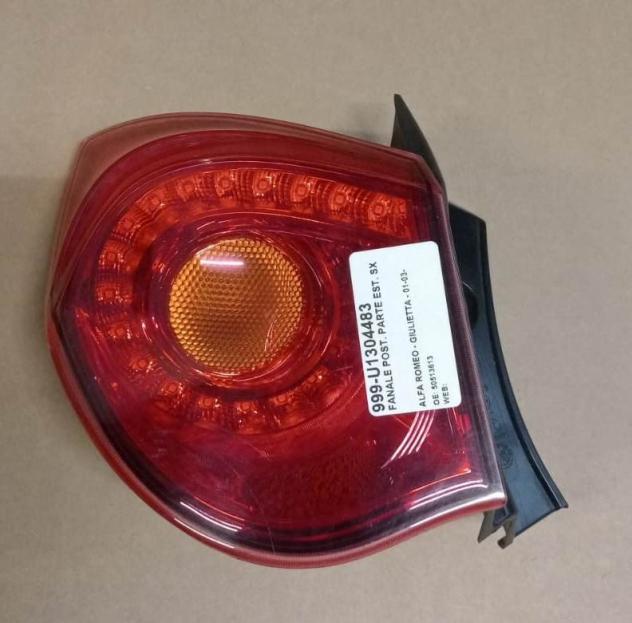 FANALE POST. PARTE EST. SX 999-U1304483 Parti elettriche  Fanaleria  Fanali  Fanale post. sx. ALFA ROMEO - GIULIETTA - 01-03-2010 -