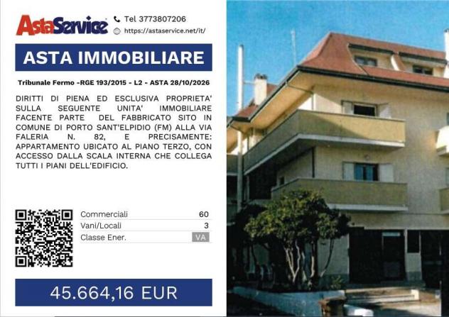 Tribunale Fermo -RGE 193/2015 - L2 - Tribunale Fermo -RGE 193/2015 - L2 - ASTA 28/10/2026